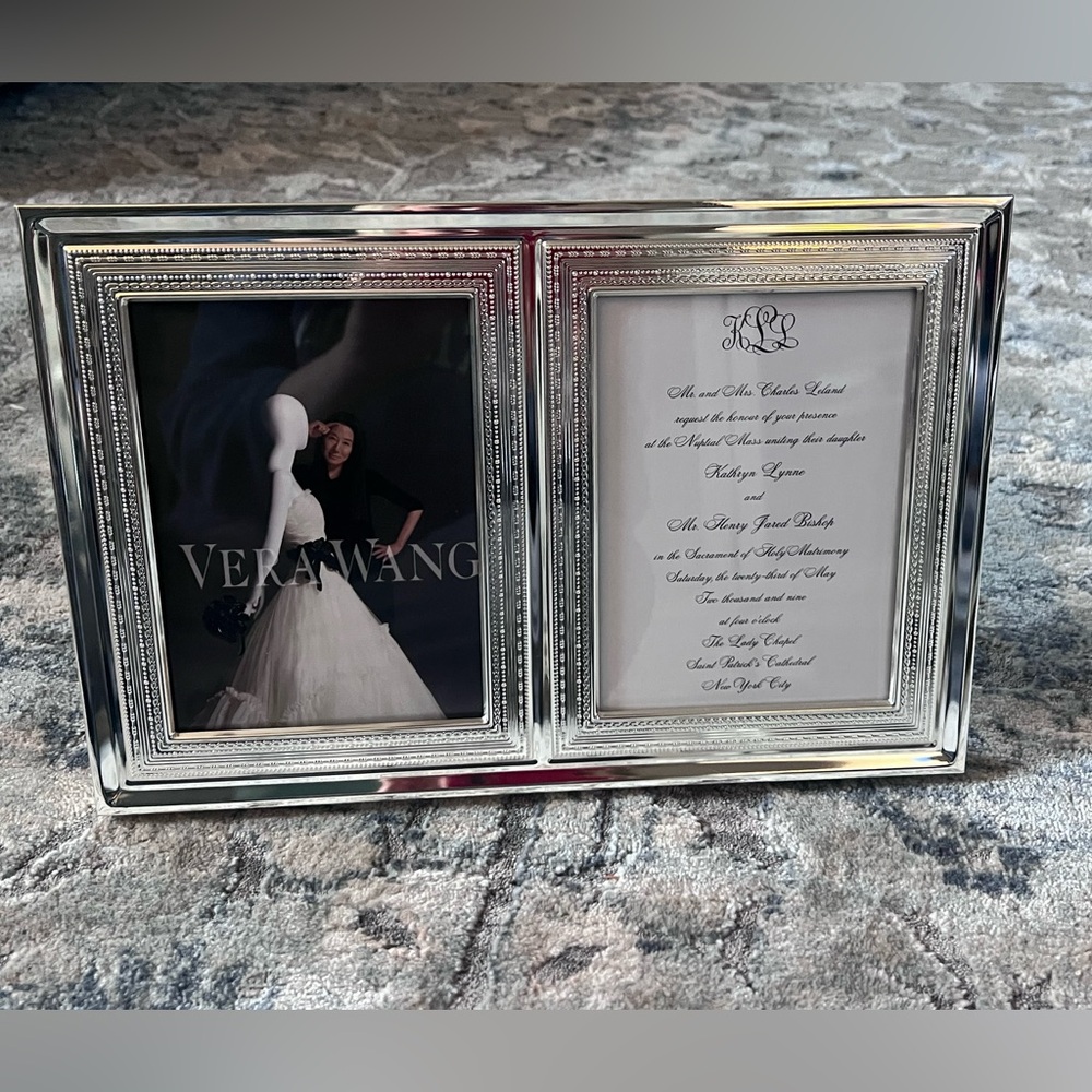 Vera Wang Wedgwood Silver Double Frame (Wedding)